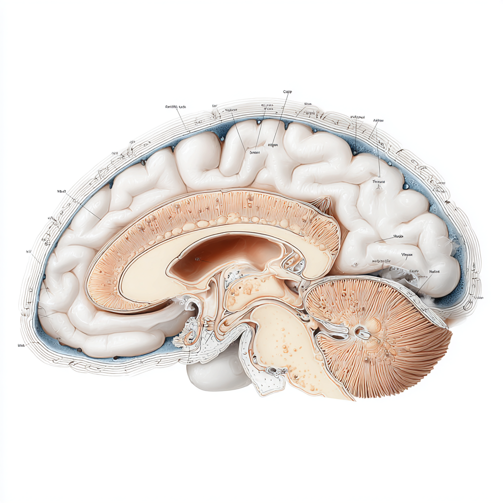 Cerveau canin — atlas anatomique