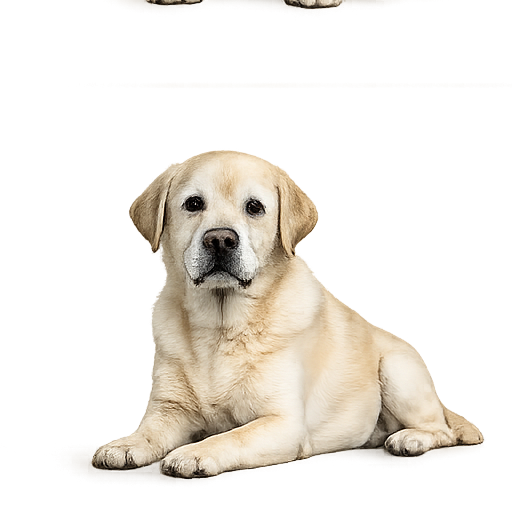 Labrador senior endormi